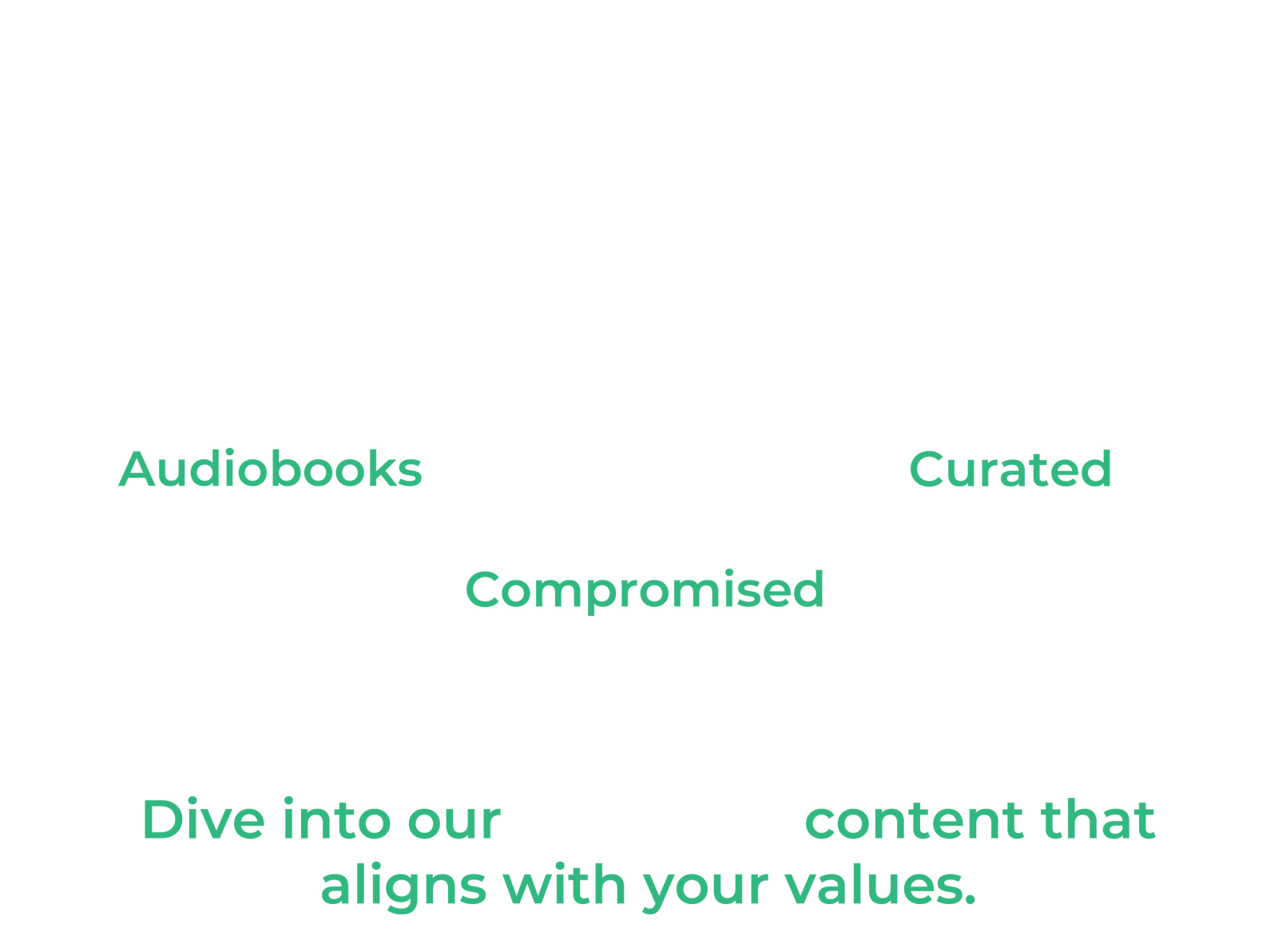 10,000+ audiobooks and ebooks. Thousands (1000's) of curated podcasts. No woke or compromised content. Faith-Based & Family-friendly: Dive into our Curated content that aligns with your values.