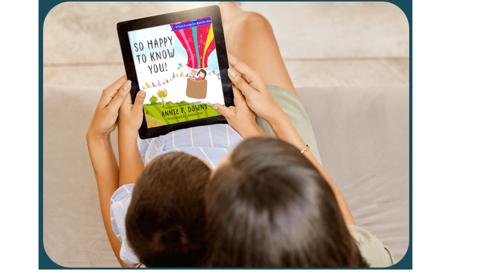 Young Boy listening to a safe audiobook or podcast while looking at a book